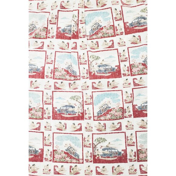 Reyn Spooner Dietrich Varez Mens Hawaiian Pullover Shirt Surfer Woody Car Vtg XL - Picture 6 of 12